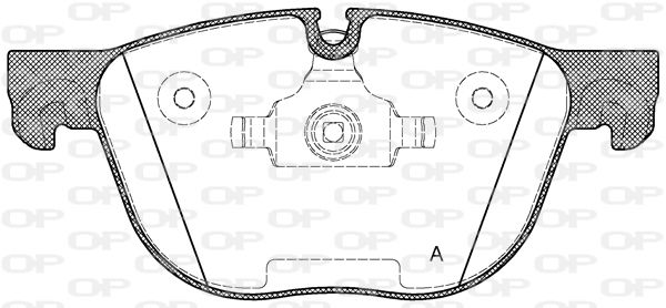 OPEN PARTS Jarrupala, levyjarru BPA1297.00